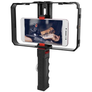 Universal Video Phone Cage Stabilizer Filmmaking Rig Dual H