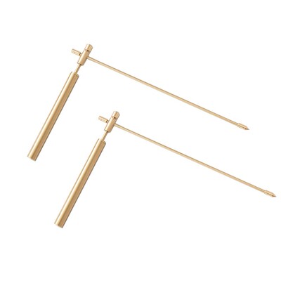 1pair Detachable Tool Copper Water Witching Dowsing Rod Hand