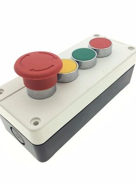 AC 240V 3A 40mm Red Mushroom Emergency Stop NC Latching Push