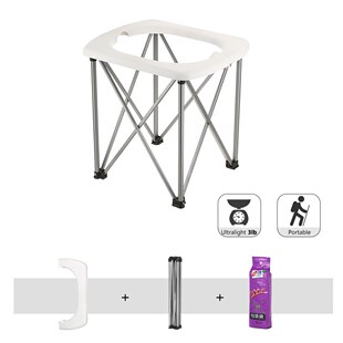 Toilet Portable Folding Com Lightweight Camping Outdoor Seat