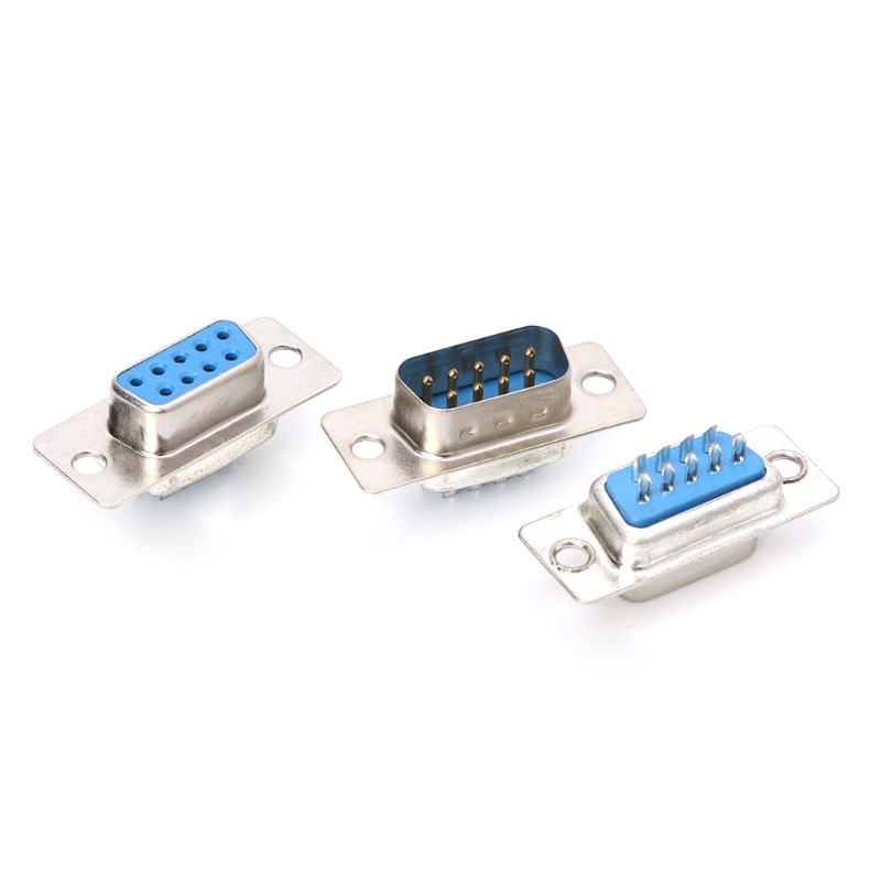 5Pairs DB9 Male and Female RS232 9 Pin Wire Solder Serial Po