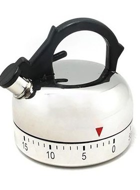 Kitchen Timer Alarm Mechanical Teapot Shaped Timer Clock Cou