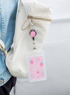 Cute Cartoon Retractable Badge Card Holder Nurse Doctor Exhi