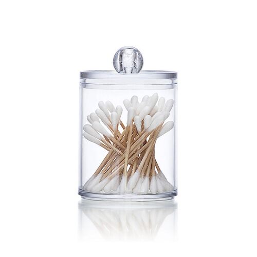 Transparent Box Organizer Kitchen Tools Dispenser Jar Bathro