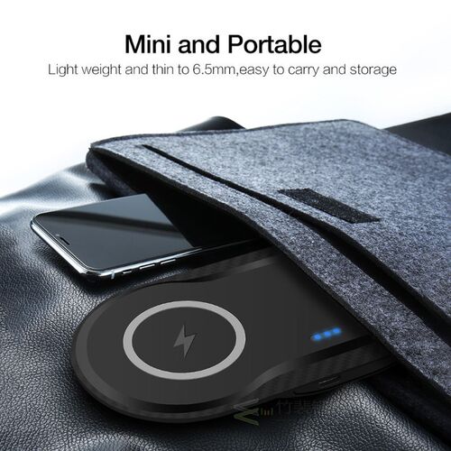 30W Dual Seat QI Wireless Charger 2 in 1 Fast Charging Pad D