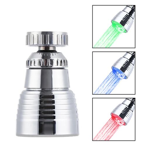 360 Degree Rotating Temperature Sensor Light Faucet