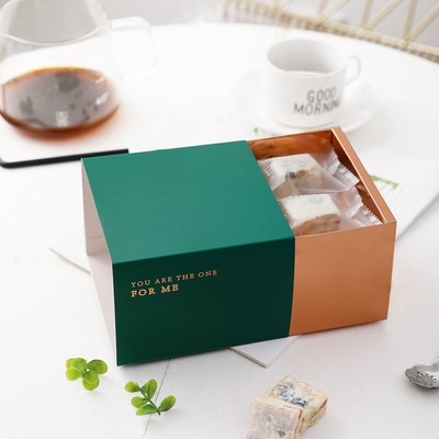 Green moon cake mung bean cake packing box Madeleine pineapp