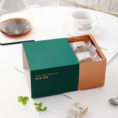 Green moon cake mung bean cake packing box Madeleine pineapp