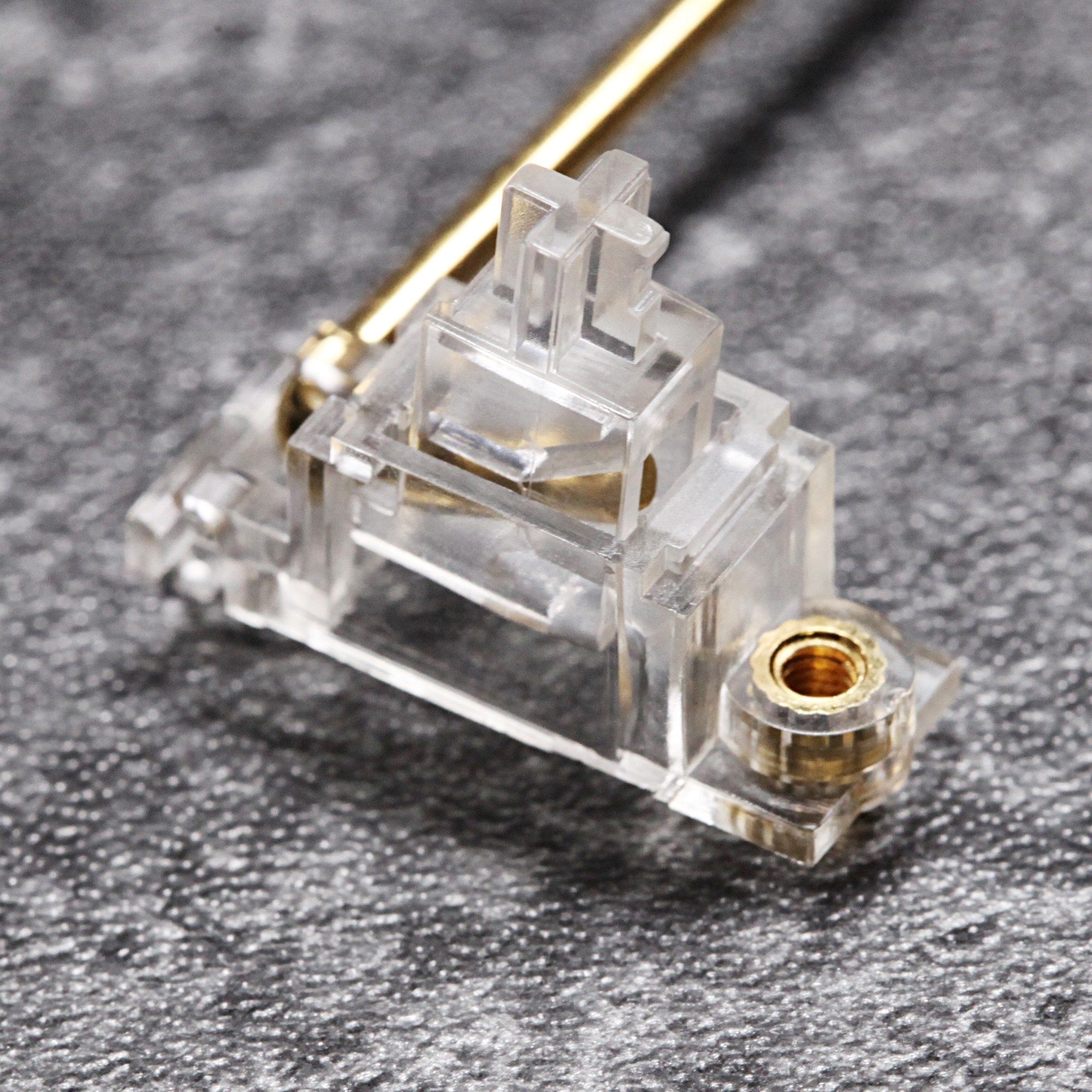 Everglide Transparent Gold Plated Pcb screw in Stabilizer fo