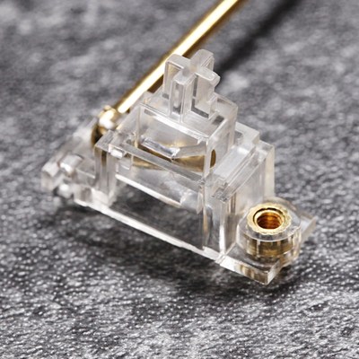 Everglide Transparent Gold Plated Pcb screw in Stabilizer fo