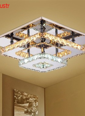 K9 Crystal Ceiling Lamp Fixture Modern Chandelier Lustres Le