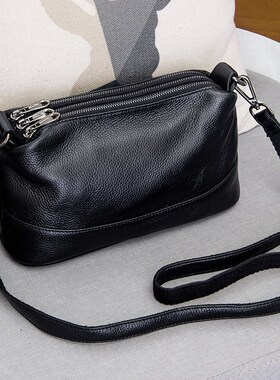 Arliwwi Genuine Leather Shoulder Bag Women's Luxury Handbag