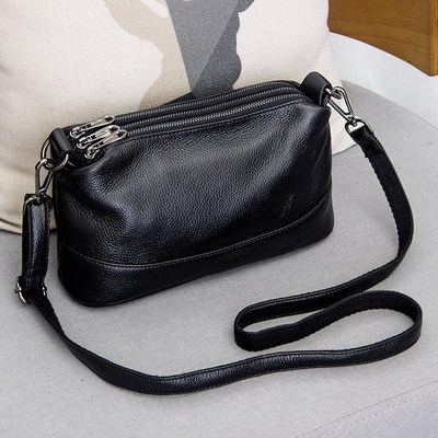 Arliwwi Genuine Leather Shoulder Bag Women's Luxury Handbag