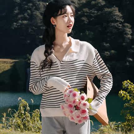 2021 autumn/winter new loose versatile pullover women