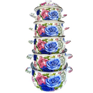 Enamel Soup Stew Pot Cooking Pot Induction Cooker Universal