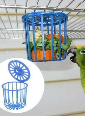 Bird Parrot Feeder Cage Fruit Vegetable Holder Cage Accessor