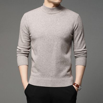 2021 Autumn and Winter New Men Turtleneck Pullover Sweater F
