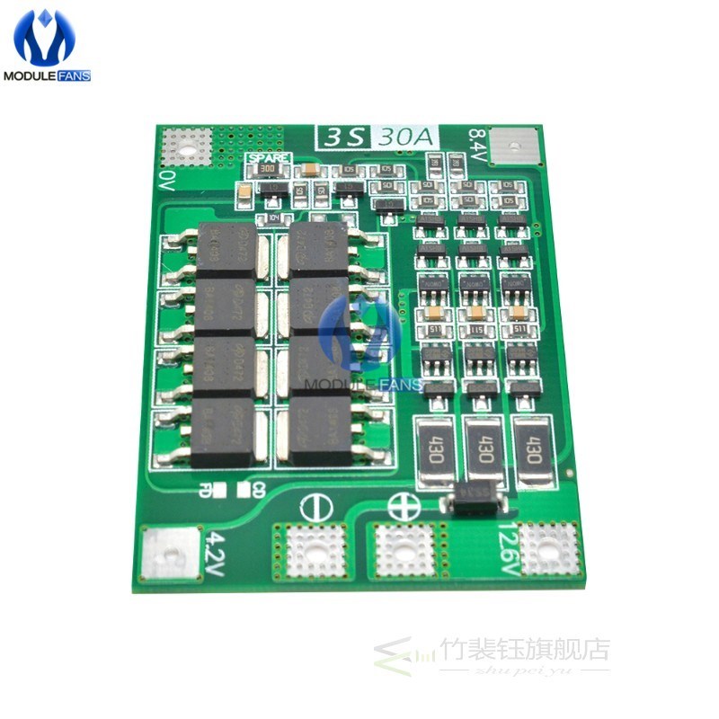 3S/4S Bms Balance 20A 30A 40A 60A 12V/24V Li-ion Lithium Bat