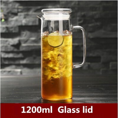 Cold Glass Water Bottle Jar Kettle Transparent Large apacity