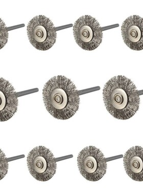 10pcs/set 22mm Stainless Steel Wire Wheel Brush dremel rotar