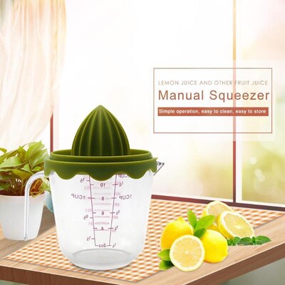 Plastic Juicer Orange Lemon Juice Cup Manual Squeezer Househ