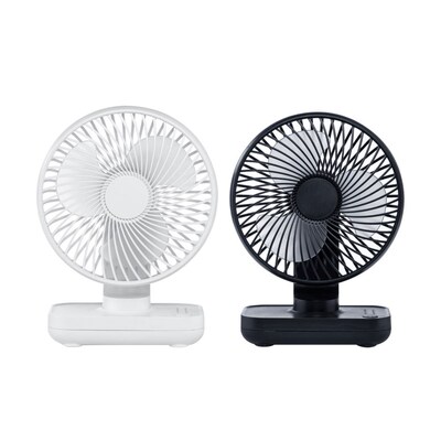 Desk Fan Mini Portable Noiseless USB Rechargeable 4000mAh Ba
