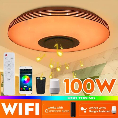 100W WiFi APP Intelligent Control RGB LED Ceiling Light Mode