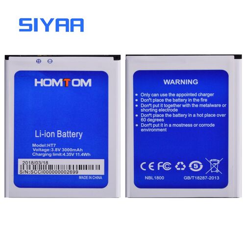 SIYAA Phone Original Battery ht7 For Homtom HT7 Mobile Phon
