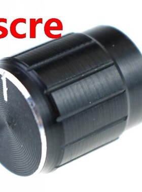5Pcs Black Metal 6mm Knurled Shaft Potentiometer Control Kno