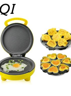 JIQI Electric Crepe Maker Mini Pizza Baking Pan Pastry Cook