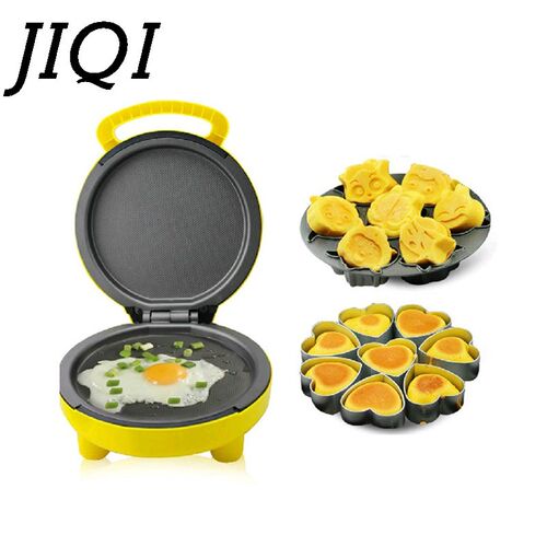 JIQI Electric Crepe Maker Mini Pizza Baking Pan Pastry Cook