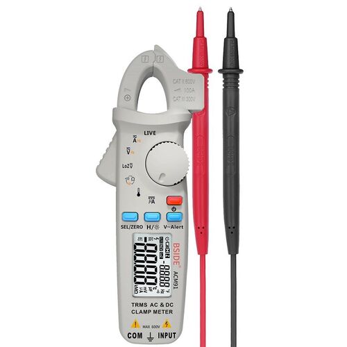 Pocket Digital Clamp Meter Multimeter BSIDE DC/AC Current 10