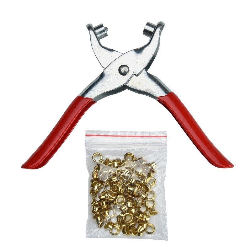 grommet button eyelet setting cloth shoe bag plier leather b