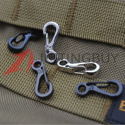 5Pcs/lot Metal Mini Climbing Carabiner Keychain Snap Spring