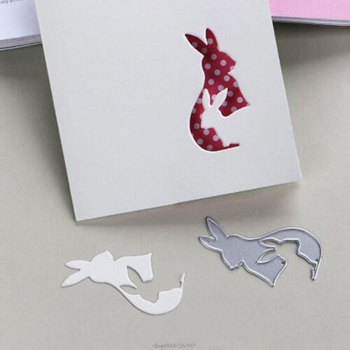 Bunny Rabbit Easter Metal Cutting Dies Stencil Scrapbooking