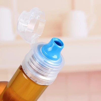Transparent plastic vials packed in honey bottles with a sha