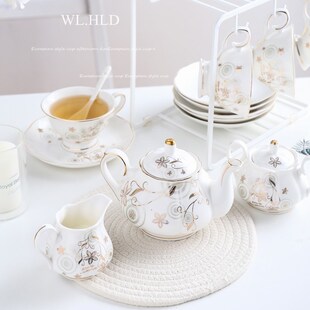 High-grade Bone china Coffee Cup Set British Porcelain Tea S