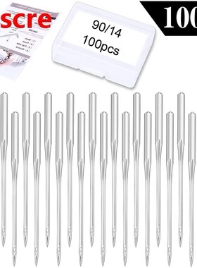 100PCS Sewing Machine Needles Size 14, Universal Home Machin