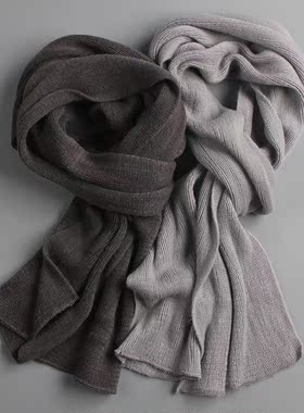 2021 NEW Arrived Men Scarf Knit Spring Unisex Thick Warm Win