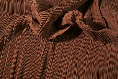 Issey miyake fold cloth pleated black-and-white proofed