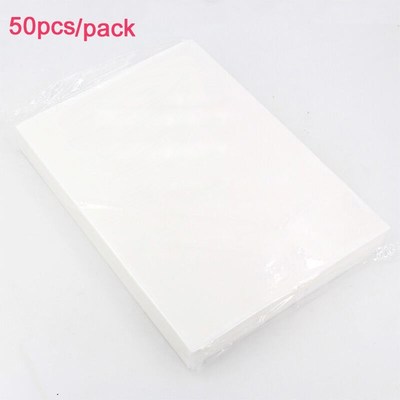 50pcs A4 Wafer Paper Blank Edible Icing Sugar Papers for Cak