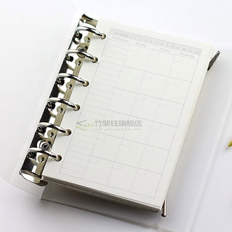 A5 A6 A7 Loose Leaf Notebook Refill Spiral Binder Inner Page