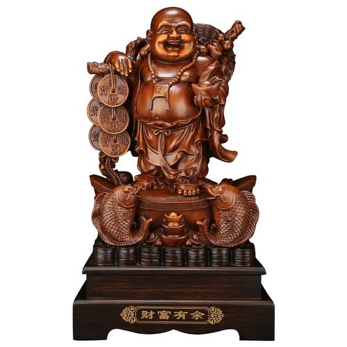 Lucky Maiya Buddha Decoration Large Bag Monk Laughing Buddha