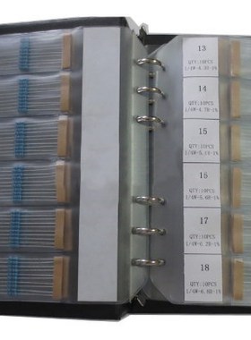 1400pcs/lot 1/4W 1 ohm-4.7M ohm Metal Film resistor Assorted