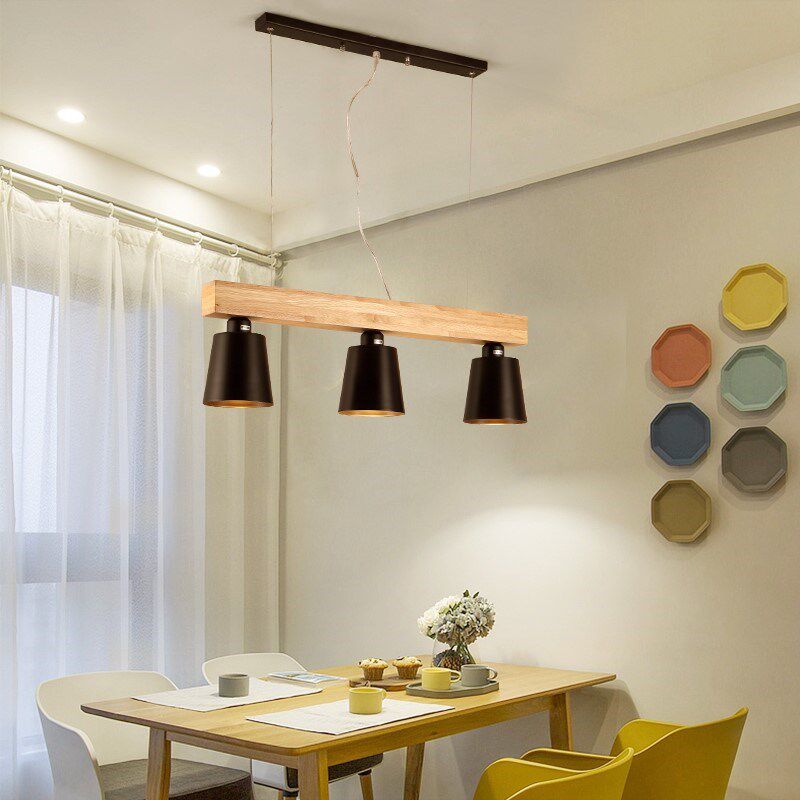 Nordic  dining table lamp three five E27 study bar b