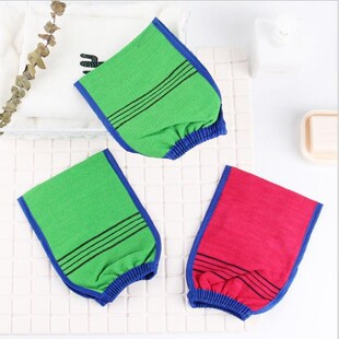 1pc Shower Spa Exfoliator Two-sided Bath Glove Body Cleaning