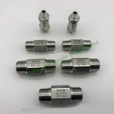 Male to Male unidirectional high pressure One way Non retur