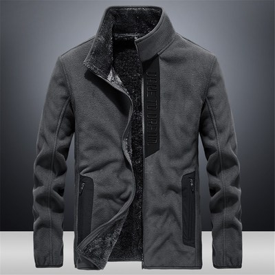 Men US Military Winter Thermal Fleece Tactical Jacket Outdoo