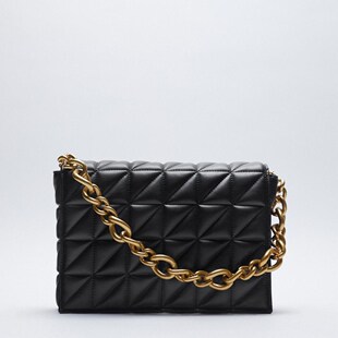 Fashion Thick Chain Thread Shoulder Bag Retro Casual Women H