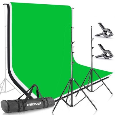 Neewer 6.5x9.8ft/2x3M Background Stand green screen Backdro